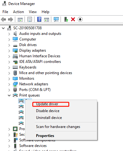 Install HP printer drivers